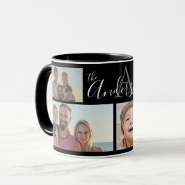 Monogram Family Vier Foto kundenspezifische Kee Tasse