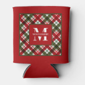 Monogram Family - Weihnachten Kariert Dosenkühler (Vorderseite)