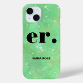 Monogram Fantasy Wasserfarbe Stilvoll Moderner Min Case-Mate iPhone Hülle (Rückseite)