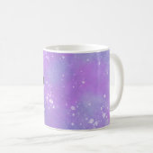 Monogram Fantasy Wasserfarbe Stilvoll Moderner Min Kaffeetasse (VorderseiteRechts)