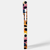 Monogram, farbig, moderne Leopardrucke Case-Mate iPhone Hülle (Rückseite / Links)