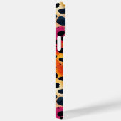 Monogram, farbig, moderne Leopardrucke Case-Mate iPhone Hülle (Rückseite / Rechts)