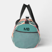Monogram farbiges Tribal-Abstraktes Muster Duffle Bag (Rechts)