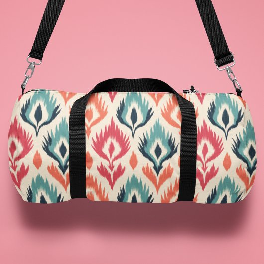 Monogram farbiges Tribal-Abstraktes Muster Duffle Bag