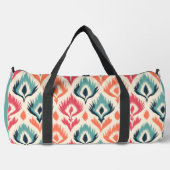 Monogram farbiges Tribal-Abstraktes Muster Duffle Bag (Vorderseite)