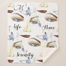 Monogram Feminine Chic Artistic Artistic Artwork