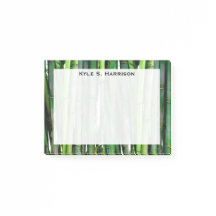Monogram Feng Shui Green Bamboo Wealth