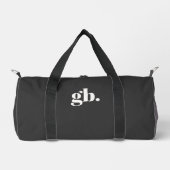 Monogram Fett Vintage Schwarz Duffle Bag (Vorderseite)