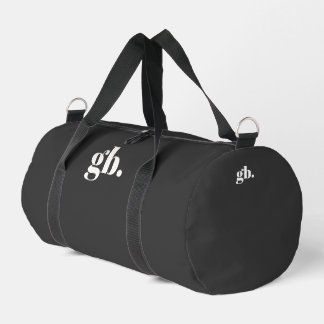 Monogram Fett Vintage Schwarz Duffle Bag