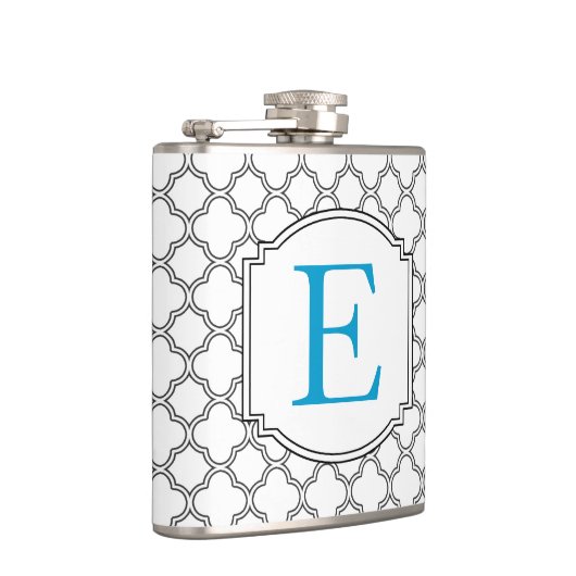 Monogram Flask Bridesmaid-Geschenk Flachmann (Rechts)