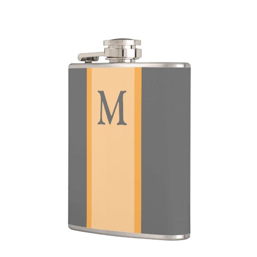 Monogram Flask Trauzeuge-Geschenk Flachmann (Links)