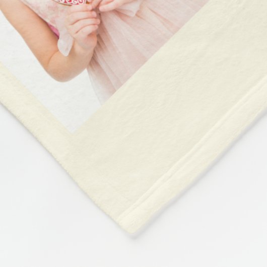 Monogram Fleece Blankon (Ecke)