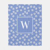 Monogram Fleecedecke (Vorderseite)