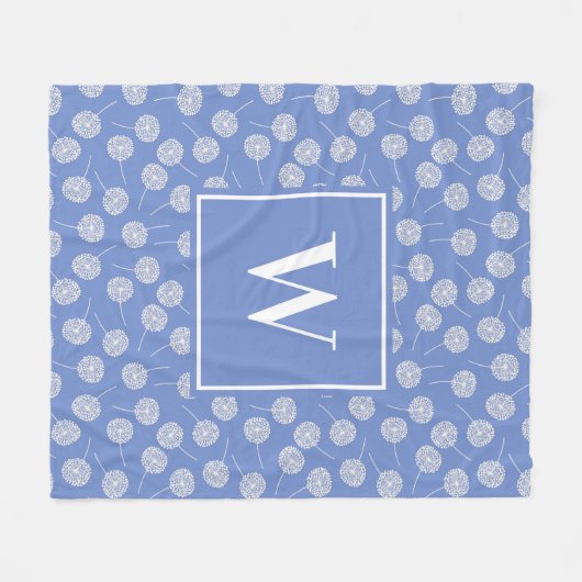 Monogram Fleecedecke (Vorderseite (Horizontal))