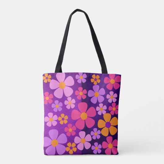 Monogram Floral Blossom Burst Vibrann Tasche (Rückseite)
