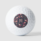 Monogram Floral Dark Golfball (Vorderseite)