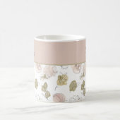 Monogram Floral Girl Kaffeetasse (Mittel)