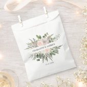Monogram Floral Hochzeiten Geschenktütchen (Ausgeschnitten)