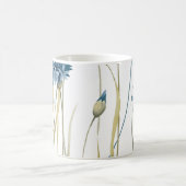Monogram Floral Light Blue Kaffeetasse (Mittel)
