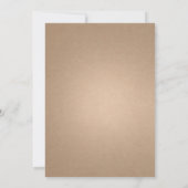 Monogram Floral Neon + Plum Arch Wedding Save The Date (Rückseite)