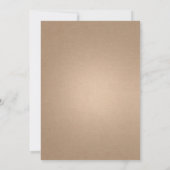 Monogram Floral Neon + Pum Geometric Wedding Invi Einladung (Rückseite)