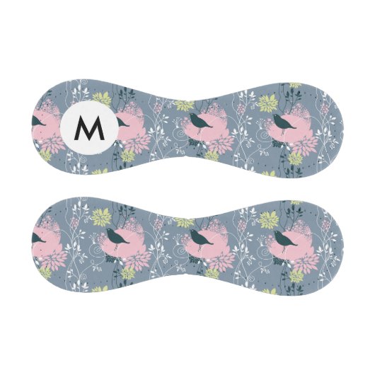 Monogram Floral Pattern Baseball (Paneele)