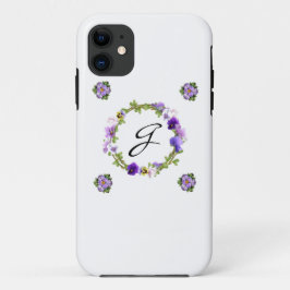 Monogram Floral Phone Case