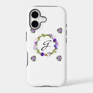 Monogram Floral Phone Case