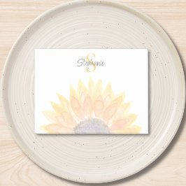 Monogram Floral Post-it Klebezettel