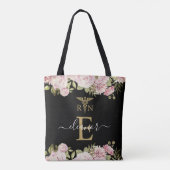 Monogram floral Registered Nurered Abschluss T Tasche (Rückseite)