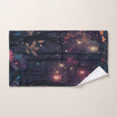 Monogram Floral Spray Fantasy Art Handtuch (Handtuch)