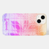 Monogram Floral Square Windows Aquarellfarbenpuren Case-Mate iPhone Hülle (Rückseite (Horizontal))