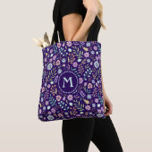 Monogram Floral Whimsical Boho Muster Toe Bag Tasche (Von Nahem)