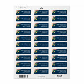 Monogram Floral Wreath | Rücksendeadresse (Vorne)