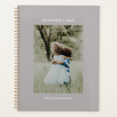 Monogram Foto 2022 - Modern Name Planer (Vorderseite)