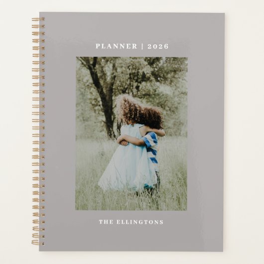 Monogram Foto 2022 - Modern Name Planer (Vorderseite)