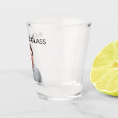 Monogram-Foto-Geschenk für benutzerdefinierten Nam Schnapsglas (Rechts)