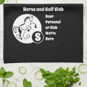 Monogram Foto Geschirrtuch (Gefaltet)