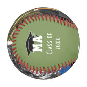 Monogram Foto GLAD DU BIST EIN GRAD-Abschluss Baseball (Vorderseite Links)