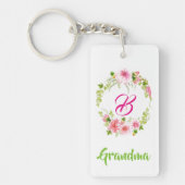 Monogram Foto Schlüsselanhänger (Vorderseite)