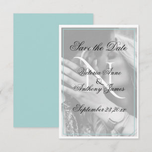 Monogram-Foto-SkriptWedding Save the Date