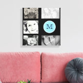 Monogram Fotolollage Wrapped Canvas Leinwanddruck (Insitu (Wohnzimmer))