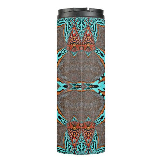 Monogram Fraktal Star of Future Thermosbecher (Rückseite)