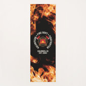 Monogram-Freiwillige Feuerwehr-Abteilung Yogamatte (Vorderseite)