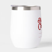 Monogram Frohe Weihnachts-Rote Schrift (Rechts)