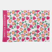 Monogram Fruit Elegant Stilvolle Küchentücher (Horizontal)