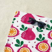 Monogram Fruit Elegant Stylisches Strandtuch (Beispiel)