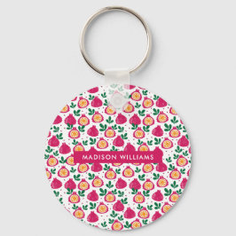 Monogram Fruit Moderner Minimalistischer Schlüssel Schlüsselanhänger