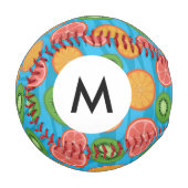 Monogram Fruit Stimmung Baseball (Vorderseite Links)