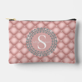 Monogram Funkelnde Diamanten Tufted Benutzerdefini Zubehörtasche